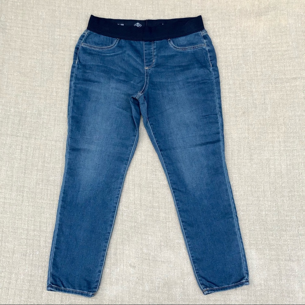 St John’s Bay Skinny Leg Blue Jeans Jeggings PL